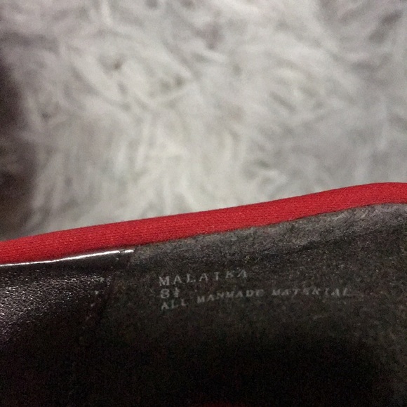 Jessica Paster Red Heels size 8.5 with bows - Picture 12 of 12